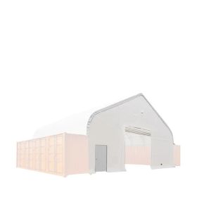 Front End Wall Kit, Compatible with TMG-DT5040CF-PRO container shelter installed with the standard height container (8'6"), TMG-DT50FW8V