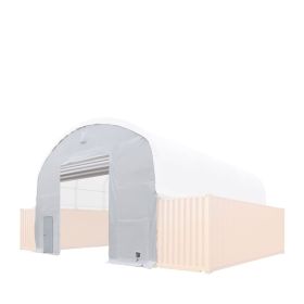 Front End Wall Kit, Compatible with TMG-DT3020C and DT3040C container shelters installed with the standard height containers (8'6"), TMG-DT30FW8V