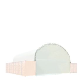 Back End Wall Kit, Compatible with TMG-DT4041C and DT4041CF container shelters installed with the standard height containers (8'6"), TMG-DT40BW8V